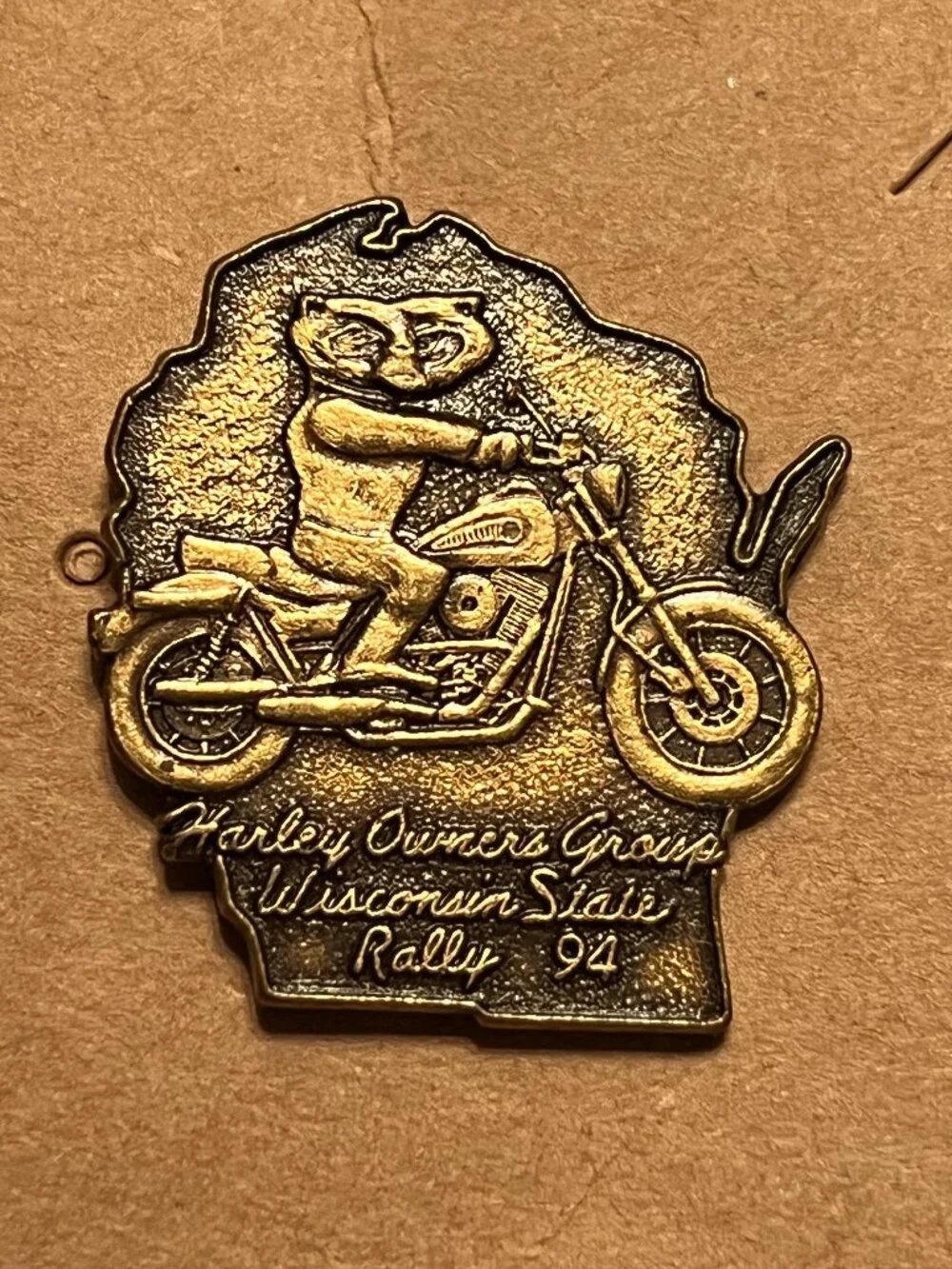 Harley Owners Group Wisconsin State Rally 94 Lapel Pin (010)